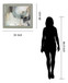 Misty Veil - 28" x 34" Framed Wall Art - Gray