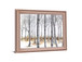 Whispering Silver Woods - 28" x 34" Framed Wall Art - Gray