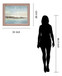 Mist Over Water - 28" x 34" Framed Wall Art - Light Blue