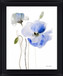 Azure Blossom Dance - 28" x 34" Framed Wall Art