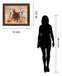 Desert Run - 28" x 34" Framed Wall Art - Light Brown