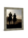 Dust Trail Sundown - 28" x 34" Framed Wall Art - Beige