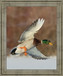 Mallard Glide - 28" x 34" Framed Wall Art - Green