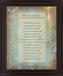 Golden Season Poem - 28" x 34" Framed Wall Art