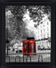 Crimson Callboxes - 28" x 34" Framed Wall Art