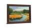 Golden Meadow Stream - 28" x 34" Framed Wall Art - Green