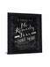 Chalk Wisdom - 28" x 34" Framed Wall Art - Black