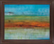 Rustic Glowscape - 28" x 34" Framed Wall Art - Light Blue