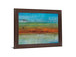 Rustic Glowscape - 28" x 34" Framed Wall Art - Light Blue