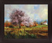 Blossom Meadow - 28" x 34" Framed Wall Art - Light Brown