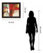 Scarlet Fusion - 28" x 34" Framed Wall Art - Red
