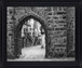 Quiet Passageway - 28" x 34" Framed Wall Art - Dark Gray