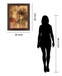 Amber Tropics - 28" x 34" Framed Wall Art - Gold