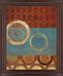 Gold Medallion Mosaic - 28" x 34" Framed Wall Art