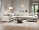 Atasha Oversized Sectional in Fabric 8600 by Happy Homes