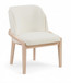 Navo - Faux Leather Upholstered Dining Chair - Natural Base