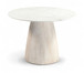 Liona - 42" Marble And Mango Wood Dining Table