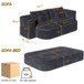 Convertible Floor Sofa Bed With Multi Functional Blanket
