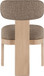 Timbra - Linen Textured Fabric Upholstered Dining Chair (Set of 2) - Natural Base