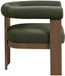 Arienzo - Performance Fabric Upholstered Accent Chair - Walnut Base