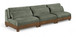 Turin - Fabric Upholstered Modular Armless Sofa