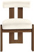 Arienzo - Performance Fabric Upholstered Dining Chair (Set of 2) - Walnut Base