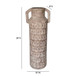 Earthenware - Diode Flower Vase - Light Brown