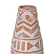 Earthenware - Aztec Teardrop Flower Vase - Terracotta