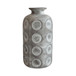 Earthenware - Aztec Tub Flower Vase - Gray