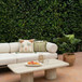 Tyche - Indoor / Outdoor Concrete Rectangular Coffee Table - Faux Travertine