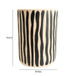 Tempest - Ceramic Table - Black Stripes
