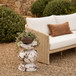 Pia - Indoor / Outdoor Concrete Side Table - Red