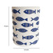 Tempest - Indoor / Outdoor Ceramic Table - Blue Fish