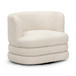Astor - Heavy Boucle Swivel Hotel Lounge Chair - Cream