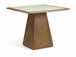 Atrium - Glass Top And Wood Base Dining Table