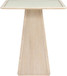 Atrium - Glass Top And Wood Base Dining Table