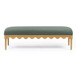 Oodle - Vegan Mohair Bench, Natural Ash Legs