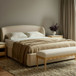 Oodle - Vegan Mohair Bench, Natural Ash Legs