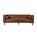 Contemporary 3 Seater Sofa With Tufted Design