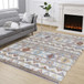 Loft Shag - 5' 3" X 7' Shaggy Area Rug - Multi - Polypropylene