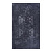 Maval - 5' X 8' Washable Area Rug - Black / Gray