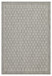 Sunshine - 5'3" X 7'3" Indoor, Outdoor Polypropylene Area Rug - Silver