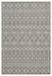 Sunshine - 5'3" X 7'3" Indoor & Outdoor Area Rug Polypropylene - Silver