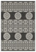 Sunshine - 5'3" X 7'3" Indoor, Outdoor Area Rug Polypropylene - Anthracite