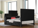 Encore Upholstered Sleigh Storage Bedroom Set