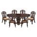 Deryn Park -7 Piece Dining Room Set (Dining Table, 2 Arm Chairs And 4 Side Chairs) - Cherry