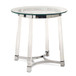 Lucinda - 24.5" End Table - Chrome
