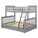 Haley II - Twin Over Full Bunk Bed With Storage