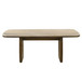 Kasha - Dining Table With Marble Top Top - Vintage Oak