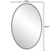 Art Oval Retro Mirror, Wall Hanging